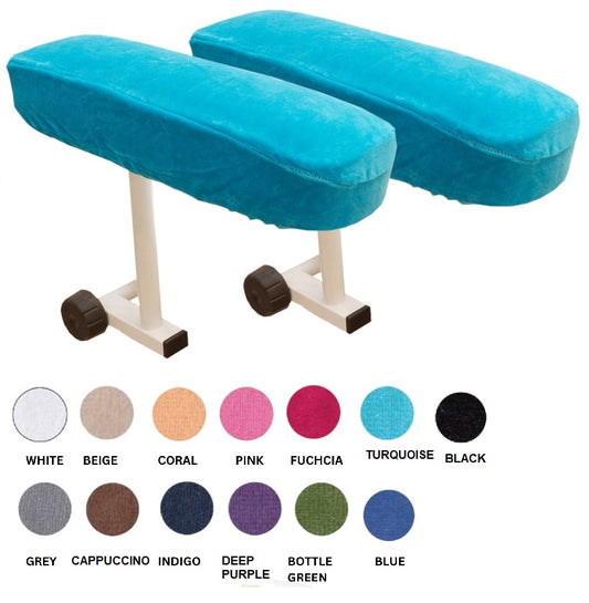 Velvet Nail Art Beauty Hand Rest Cushion Cover - Bottle Green
